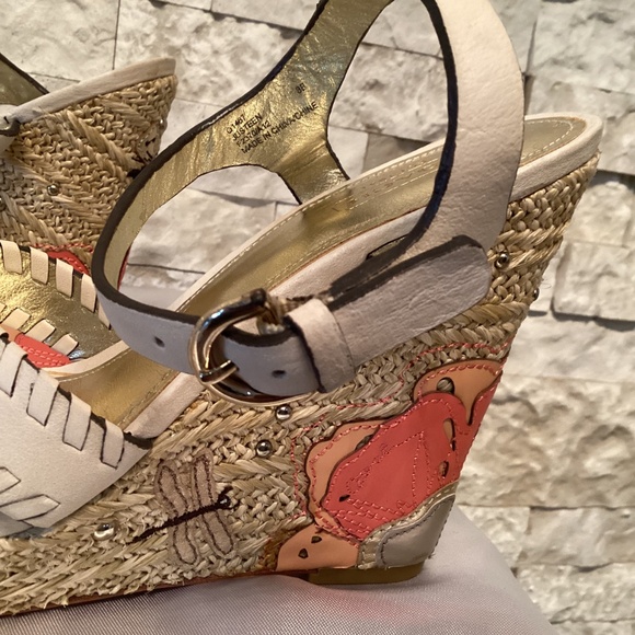 Coach Justeen Platform Espadrille Wedge Sandals - Picture 4 of 14